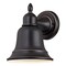 Westinghouse Fixture Wall Outdoor 60W Rooseve-Light Amber Brnz Hghlght Steel Bell Shade 6204300 - alternate 1
